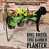 Dog Breed Trio Garden Planter (Border Terrier)